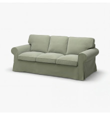 Sofa 3-osobowa, Hakebo szarozielony EKTORP 595.090.01