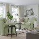 Sofa 3-osobowa, Hakebo szarozielony EKTORP 595.090.01