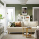 Sofa 3-osobowa, Alhamn ciemny szaroniebieski VALNÄS 596.153.32