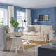 Sofa 3-osobowa, Kilanda jasnobeżowy EKTORP 695.090.10