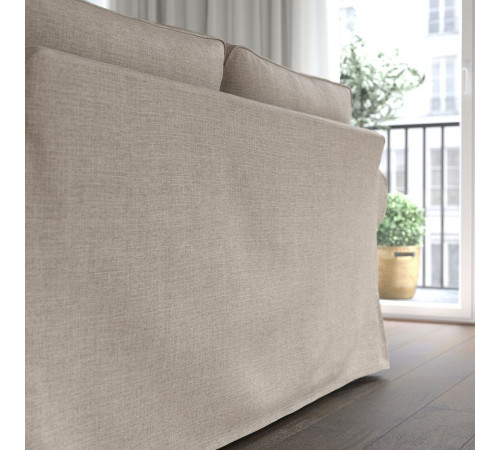 Sofa 3-osobowa, Kilanda jasnobeżowy EKTORP 695.090.10