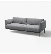 Sofa 3-osobowa, Lejde szary-czarny ÄPPLARYD 705.062.37