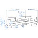 Sofa narożna 4-osobowa SÖDERHAMN 793.054.18