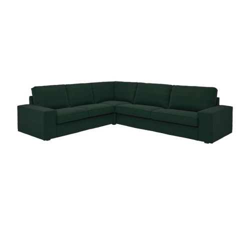 Sofa narożna 5-osobowa, Tallmyra ciemnozielony KIVIK 794.847.21