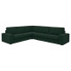 Sofa narożna 5-osobowa, Tallmyra ciemnozielony KIVIK 794.847.21