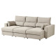 Sofa 3-osobowa z szezlongiem, Hillared beżowy ESKILSTUNA 795.373.95