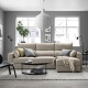 Sofa 3-osobowa z szezlongiem, Hillared beżowy ESKILSTUNA 795.373.95