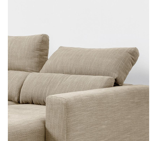 Sofa 3-osobowa z szezlongiem, Hillared beżowy ESKILSTUNA 795.373.95