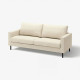 Sofa 3-osobowa, Vittangi jasnobeżowy/biały SALTSJÖBADEN 796.227.65