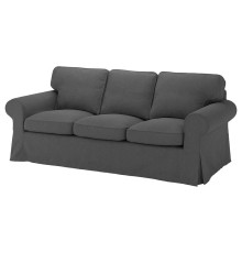 Sofa 3-osobowa, Tallmyra średnioszary EKTORP 894.305.39