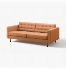 Sofa 3-osobowa, Grann/Bomstad złoto-brązowy/drewno/czarny LANDSKRONA 894.442.06