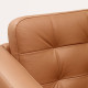 Sofa 3-osobowa, Grann/Bomstad złoto-brązowy/drewno/czarny LANDSKRONA 894.442.06