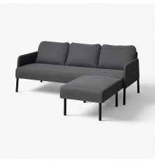 Sofa 3-osobowa z szezlongiem GLOSTAD 895.426.69