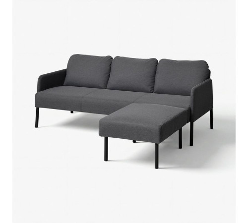 Sofa 3-osobowa z szezlongiem GLOSTAD 895.426.69