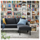 Sofa 3-osobowa z szezlongiem GLOSTAD 895.426.69