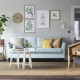 Sofa 3-osobowa, Kilanda bladoniebieski EKHOLMA 895.799.45