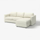 Sofa 3-osobowa, z szezlongiem/Gunnared beżowy VIMLE 993.991.09