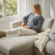 Sofa 3-osobowa, z szezlongiem/Gunnared beżowy VIMLE 993.991.09