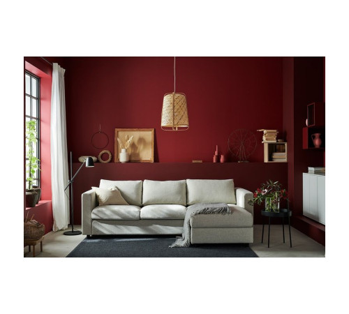 Sofa 3-osobowa, z szezlongiem/Gunnared beżowy VIMLE 993.991.09