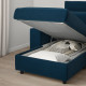 Sofa 3-osobowa, z szezlongiem/Djuparp ciemnozielononiebieski VIMLE 994.336.03