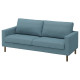 Sofa 3-osobowa, Fridtuna ciemny szaroniebieski SALTSJÖBADEN 996.275.02