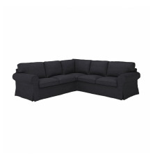 Sofa narożna 4-osobowa, Hillared antracyt EKTORP 094.362.29