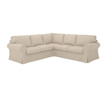 Sofa narożna 4-osobowa, Hillared beżowy EKTORP 094.362.34