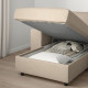 Narożna sofa 5o z szezl, z szerokimi podłokietnikami/Hillared beżowy VIMLE 094.367.19
