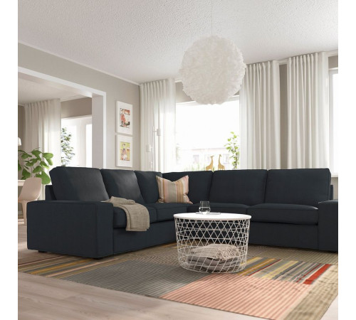 Sofa narożna 4-osobowa, Tresund antracyt KIVIK 094.828.53