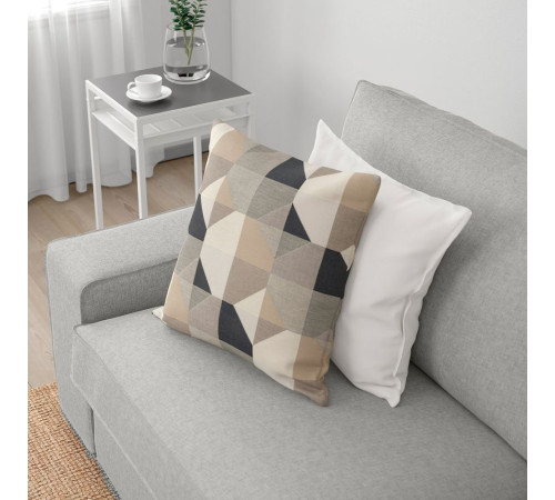 Sofa narożna 4-osobowa, Tallmyra biały/czarny KIVIK 094.847.29