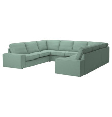 Sofa w kształcie litery U, 6-osob, Tallmyra jasnozielony KIVIK 095.276.58