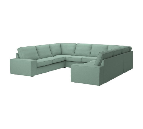 Sofa w kształcie litery U, 6-osob, Tallmyra jasnozielony KIVIK 095.276.58