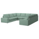 Sofa w kształcie litery U, 6-osob, Tallmyra jasnozielony KIVIK 095.276.58