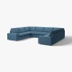 Sofa w kształcie lit U, 7-osobowa, Tallmyra niebieski KIVIK 095.277.00