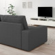 Sofa w kształcie litery U, 6-osob, Tallmyra średnioszary KIVIK 095.278.04