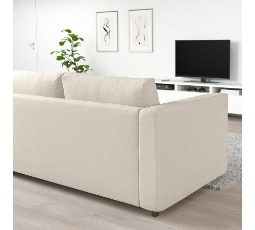 Sofa narożna 5-osobowa, Gunnared beżowy VIMLE 193.995.75