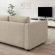 Sofa narożna 4-osobowa, Hillared beżowy VIMLE 194.343.62