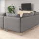 Sofa narożna 4-osobowa, z otwartym końcem/Tonerud szary SÖDERHAMN 194.520.73