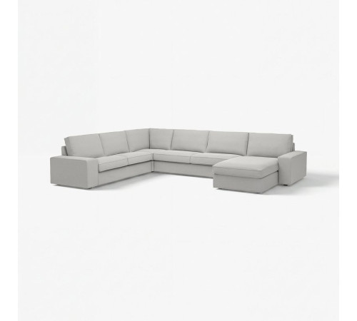 Sofa narożna 6-osobowa z szezl KIVIK 194.846.96