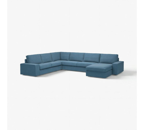 Sofa narożna 6-osobowa z szezl, Tallmyra niebieski KIVIK 194.847.00
