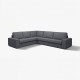 Sofa narożna 5-osobowa, Gunnared średnioszary KIVIK 194.847.24