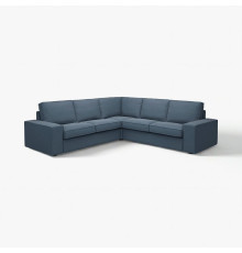 Sofa narożna 4-osobowa, Gunnared niebieski KIVIK 194.847.38