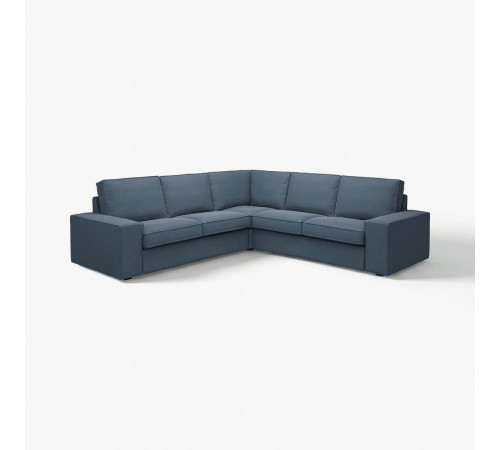 Sofa narożna 4-osobowa, Gunnared niebieski KIVIK 194.847.38