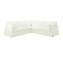Sofa narożna 4-osobowa, Hallarp biały HYLTARP 194.895.66