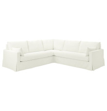 Sofa narożna 4-osobowa, Hallarp biały HYLTARP 194.895.66