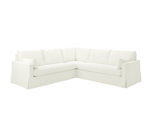 Sofa narożna 4-osobowa, Hallarp biały HYLTARP 194.895.66