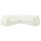 Sofa narożna 4-osobowa, Hallarp biały HYLTARP 194.895.66