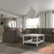 Sofa narożna 4-osobowa, Gransel szarobrązowy HYLTARP 195.148.20