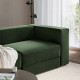 Sofa narożna modułowa, 6-osobowa, Johanneshov ciemnozielony JÄTTEBO 196.082.01