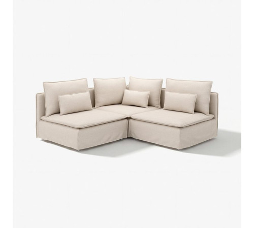 Sofa narożna 3-osobowa, Gransel naturalny SÖDERHAMN 196.221.84